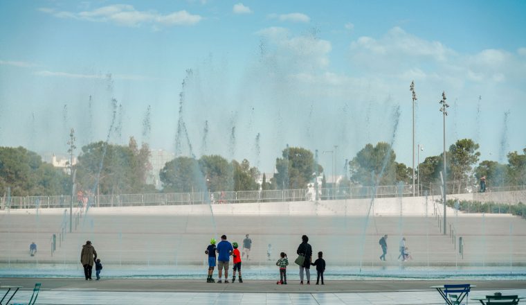 Dancing Fountains. View from the Agora at the SNFCC  (credits: SNFCC/Nikos Karanikolas)